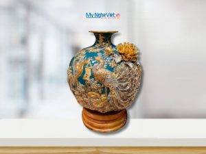 Quà Tặng Đại Hội - Bình Thu Tài Hút Lộc Bát Tràng Cao Cấp