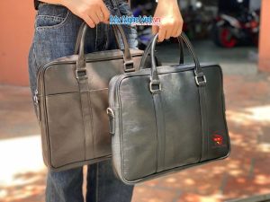 Quà tặng đại hội - Cặp da cao cấp in khắc logo theo yêu cầu