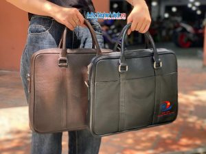 Quà tặng đại hội - Cặp da cao cấp in khắc logo theo yêu cầu