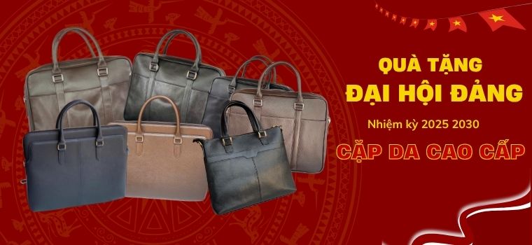 Quà Tặng Đại Hội - Cặp Da Cao Cấp