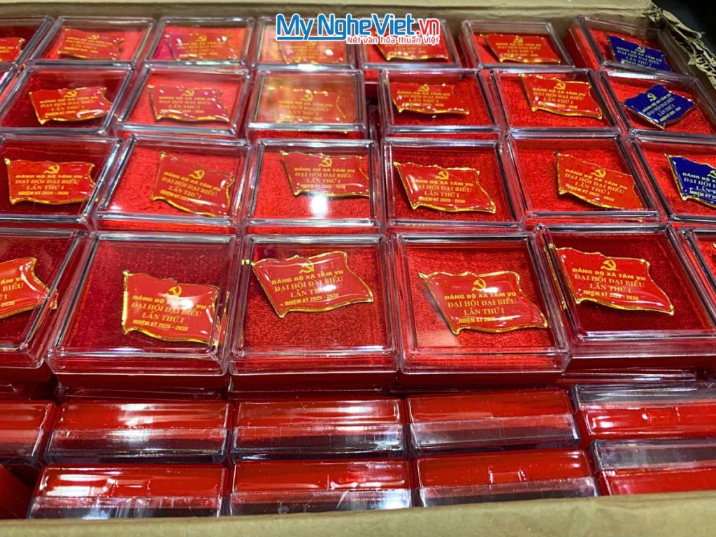 Quà tặng đại hội - Huy hiệu phù hiệu cài áo in logo